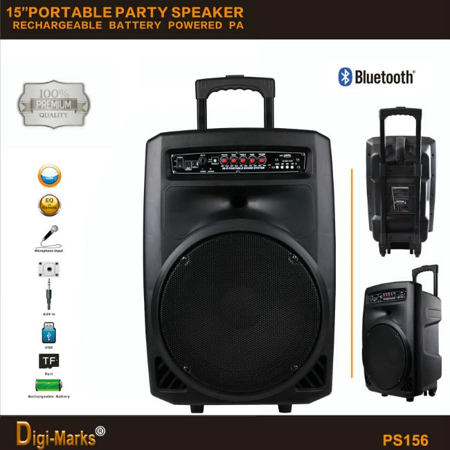 Guangzhou Manufacturer Cheap Multi-Functional Bluetooth Stereo Battery Active Portable Speaker