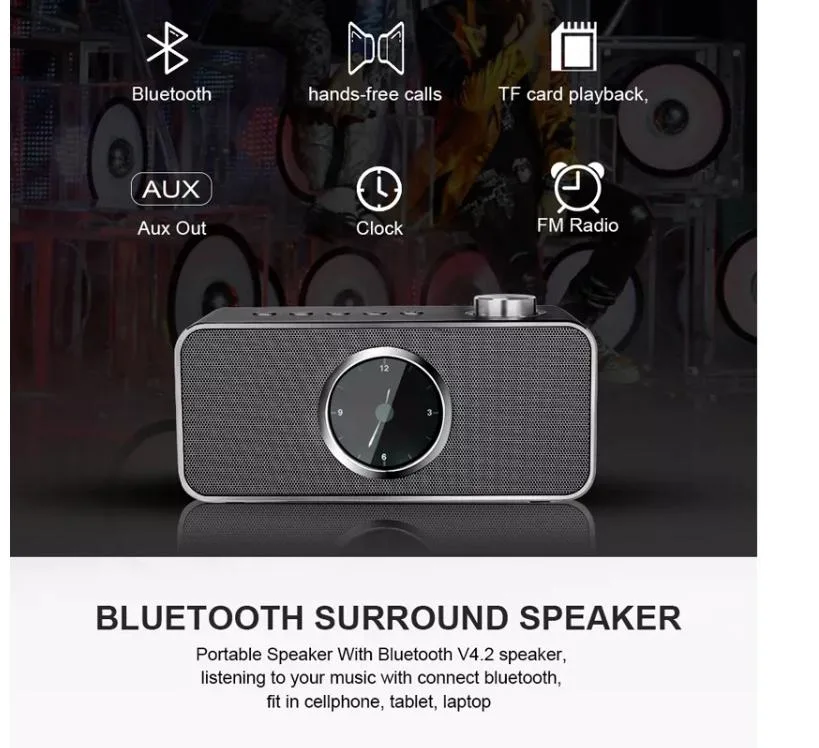 Active Mobile Speaker Best Bluetooth Portable Big Bass Price in India DC 5V 500mA Electronic Eb Speakers for Home Outdoor Garden