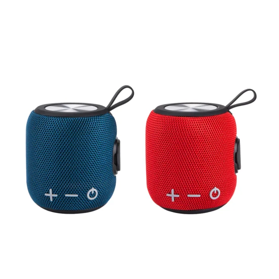 Regalo promocional Llavero envolvente Mini MP3 Mega Sound 2.1 Altavoz portátil Bluetooth con forma de seta Ibasket